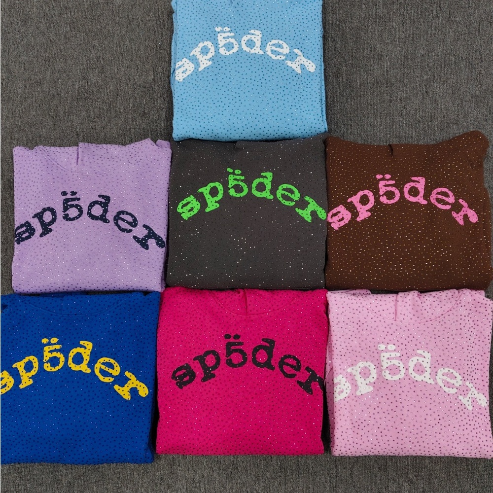Colorful Graphic Hoodies Set